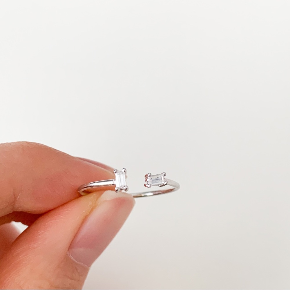 Nwot Adjustable Silver Ring - image 1